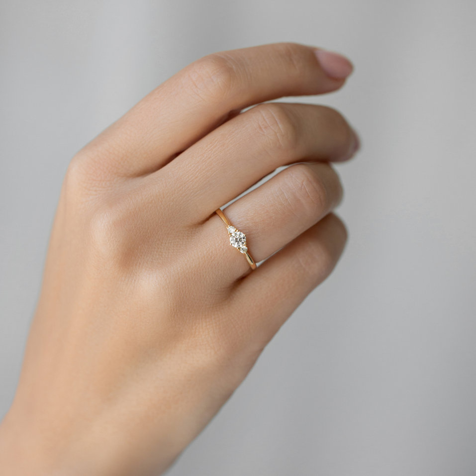 Prsteň s diamantmi Midnight Serenity