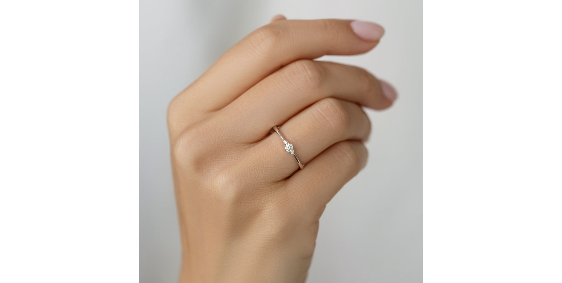 Prsteň  s diamantmi Midnight Serenity