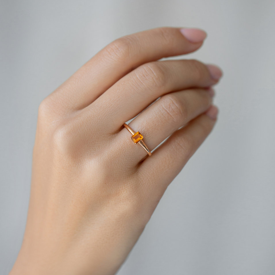 Prsteň s citrínom Winslow