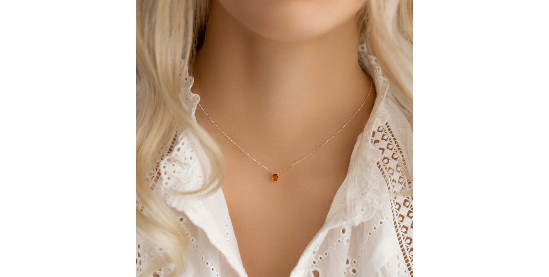 Náhrdelník s citrínom Winslow