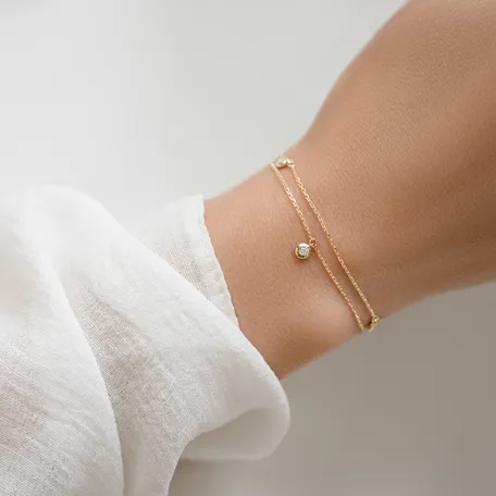 Náramok s diamantmi Adorable Dots