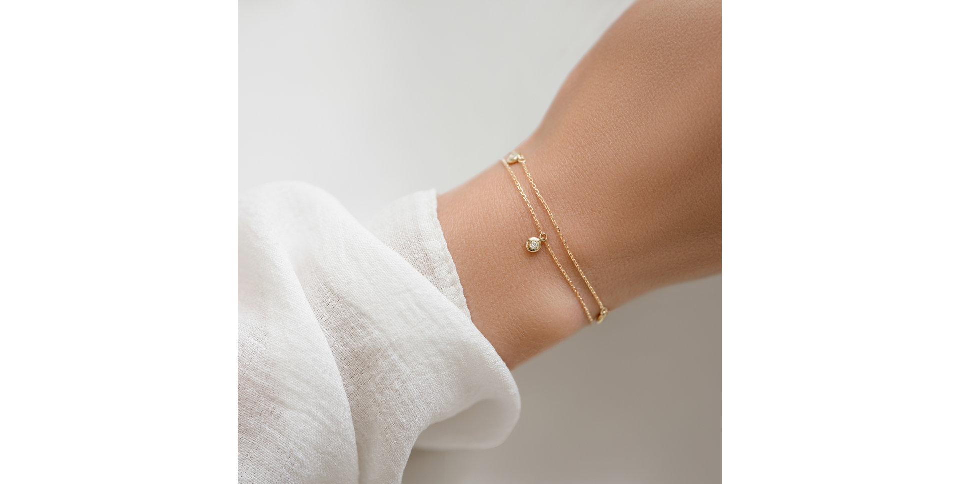 Náramok s diamantmi Adorable Dots