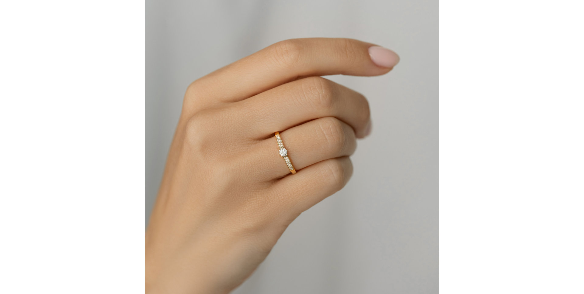 Prsteň s diamantmi Sparkling Romance