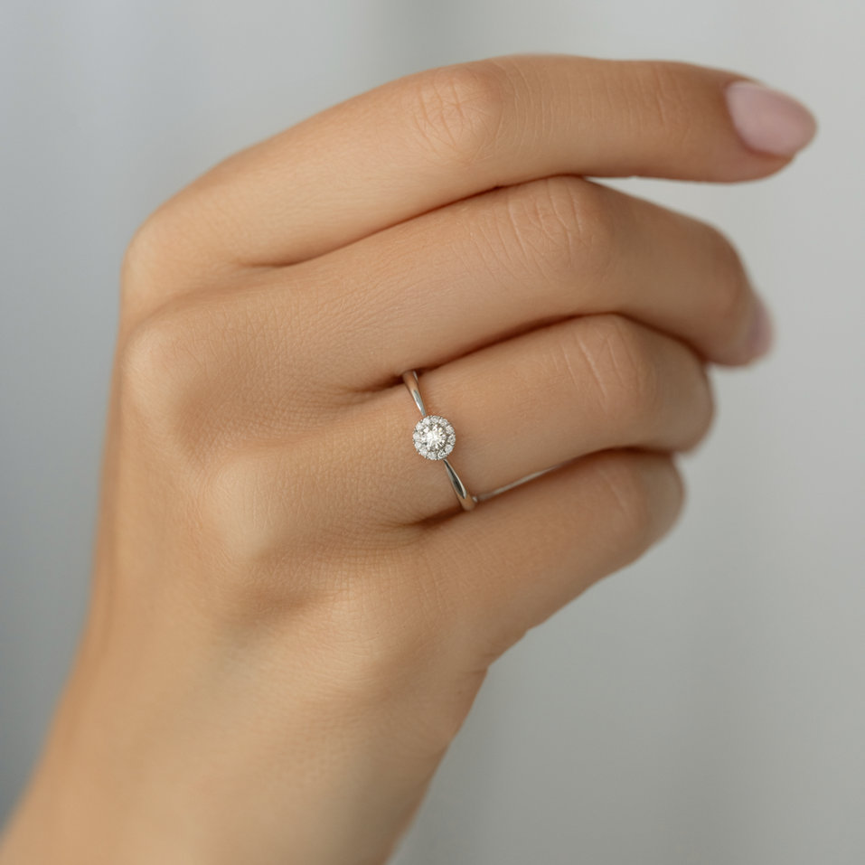 Prsteň s diamantmi Elara