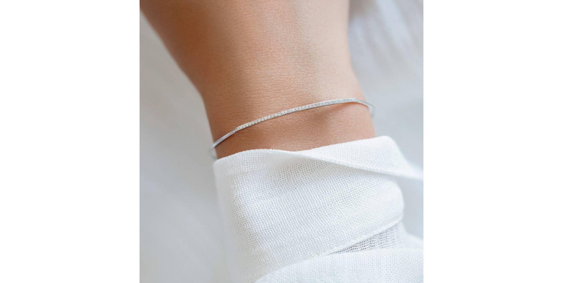 Náramok s diamantmi Line