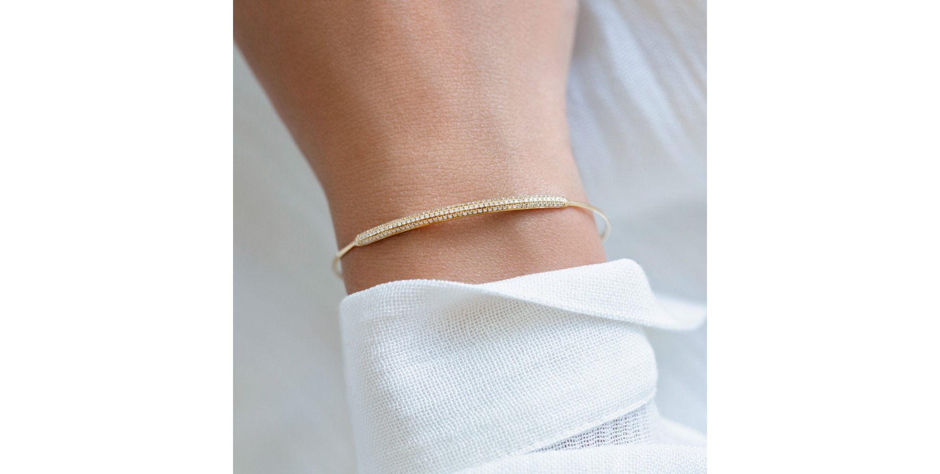 Náramok s diamantmi Line