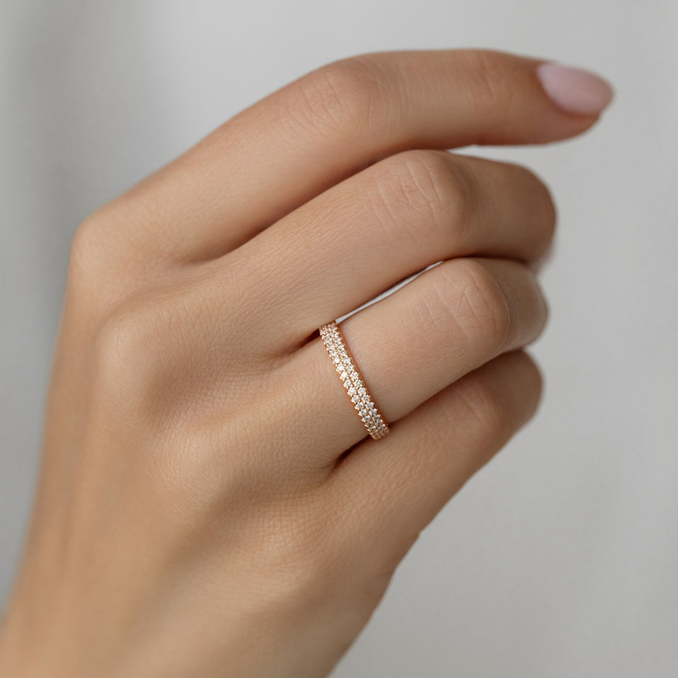 Prsteň s diamantmi Lola