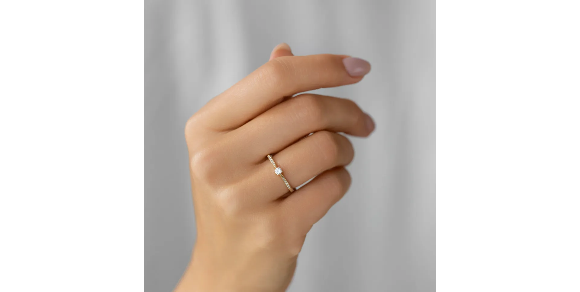 Prsteň s diamantmi Pure Love
