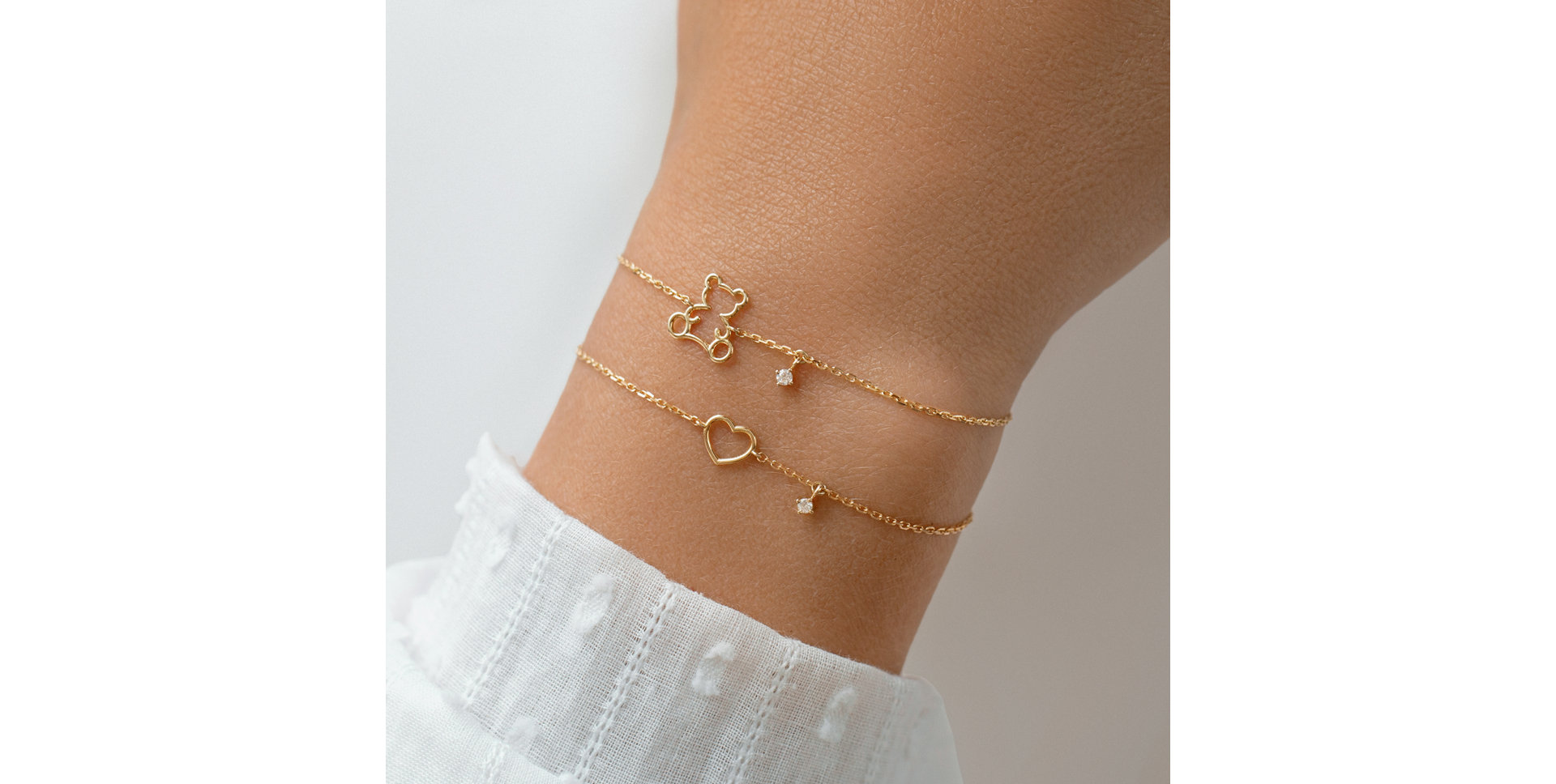 Náramok s diamantom My Love