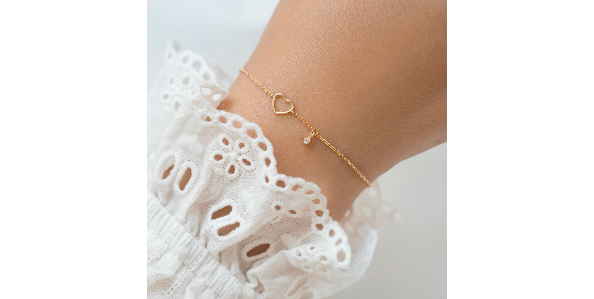 Náramok s diamantom My Love