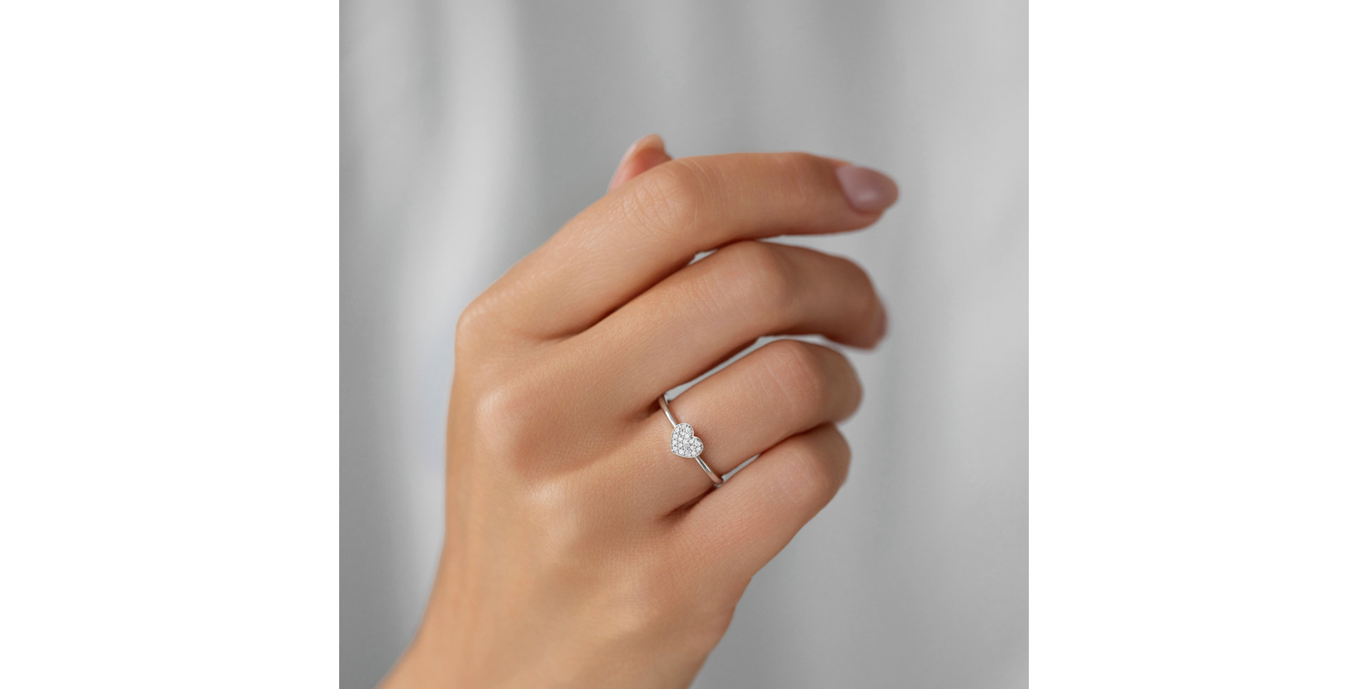 Prsteň s diamantmi Pure Love