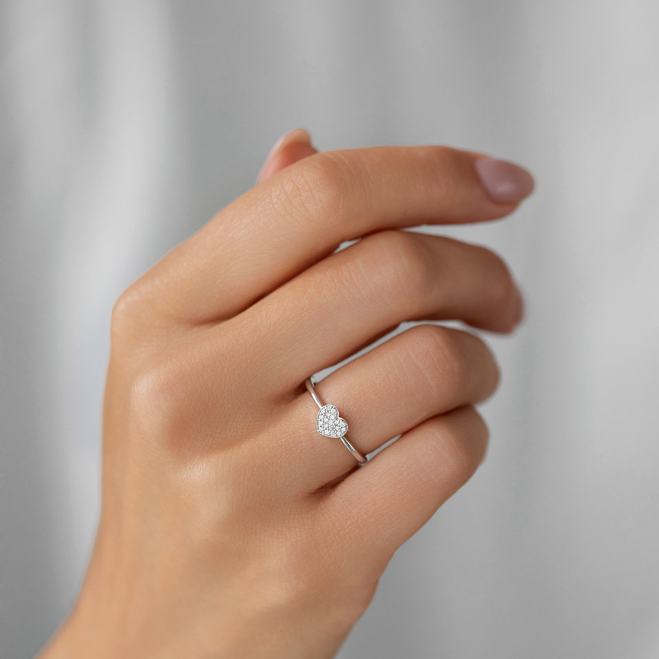 Prsteň s diamantmi Pure Love