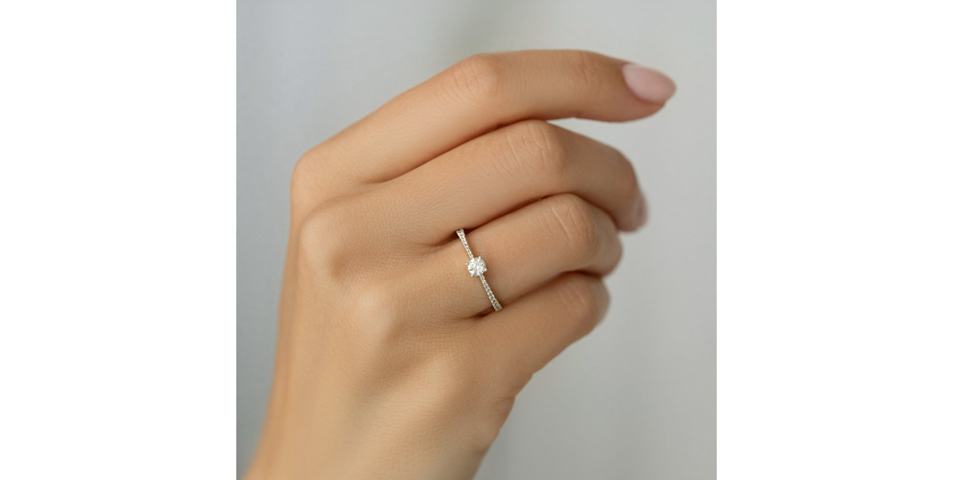 Prsteň s diamantmi Glittery Love