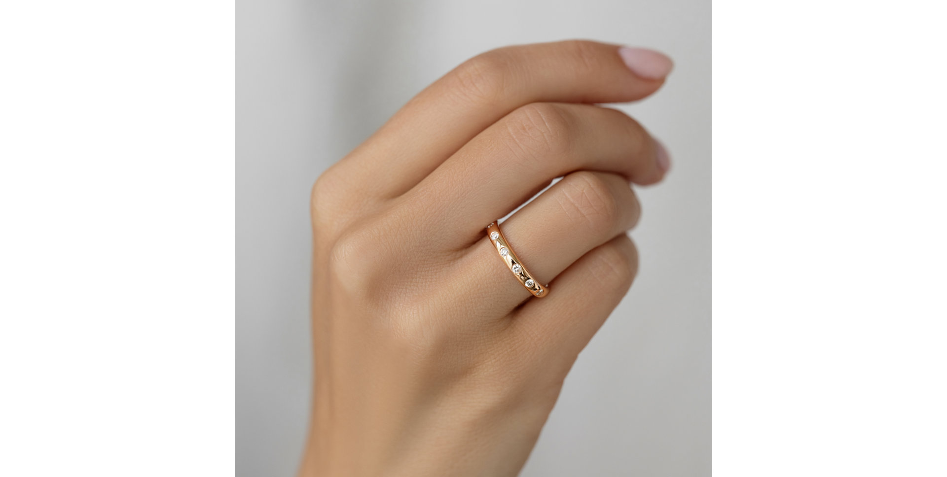 Prsteň s diamantmi Talys