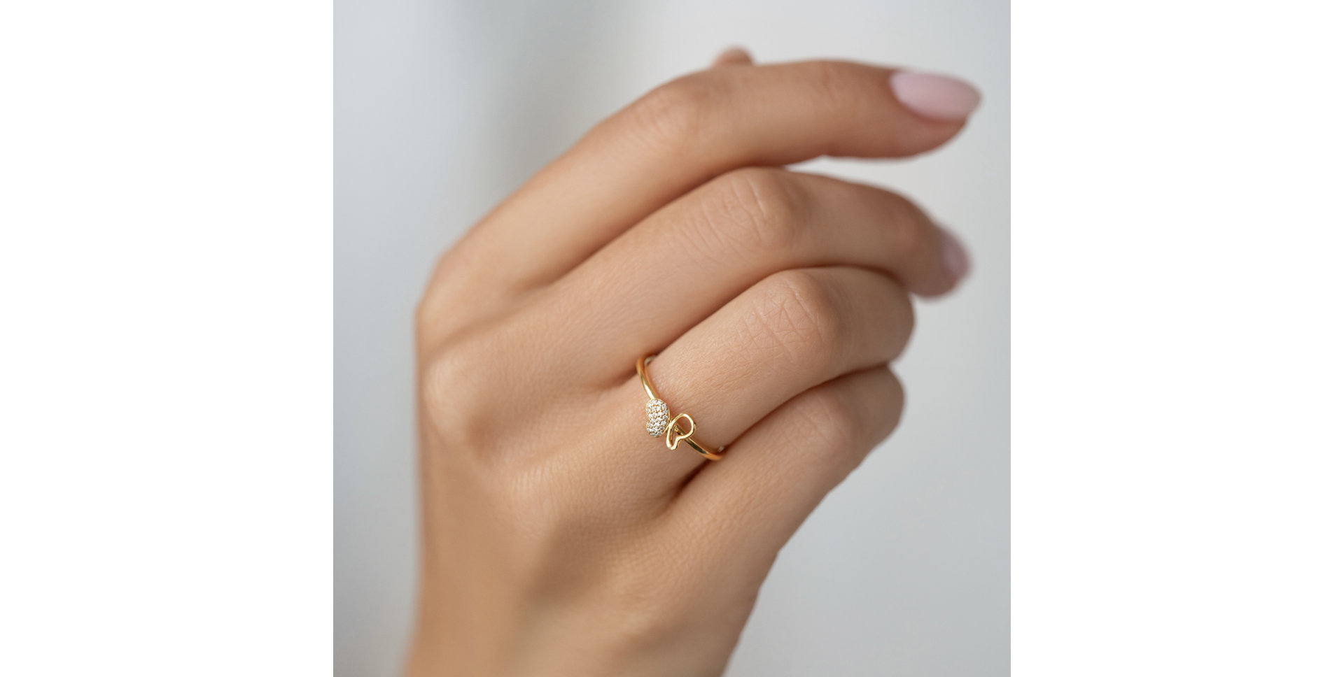 Prsteň s diamantmi Butterfly