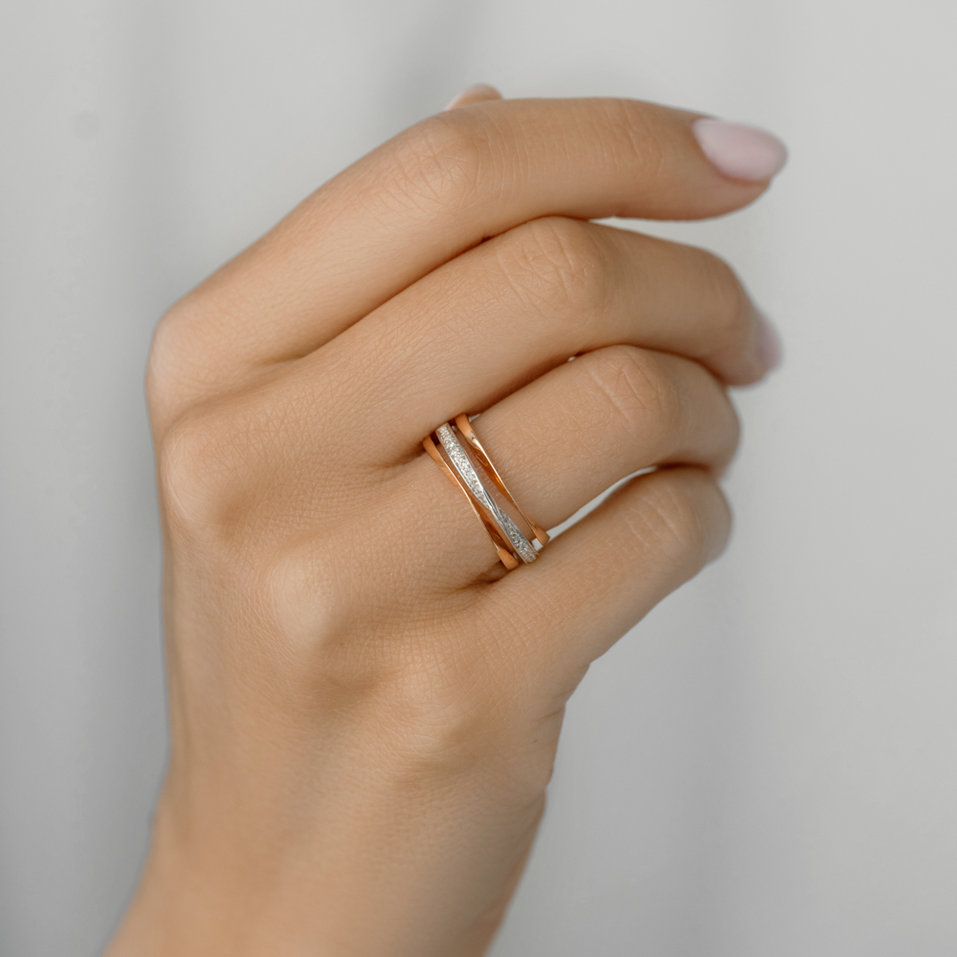 Prsteň s diamantmi Simply Elegance