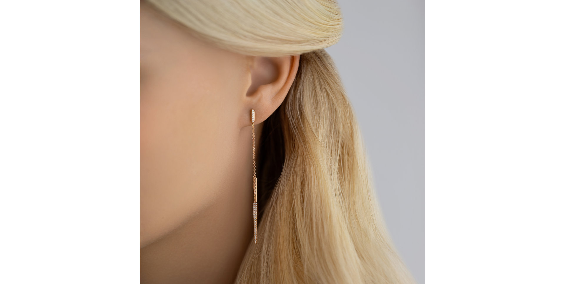 Náušnice s diamantmi Calyx