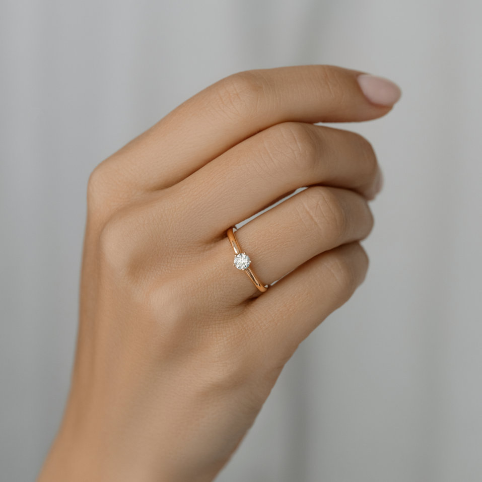 Prsteň s diamantom Divine Diamond