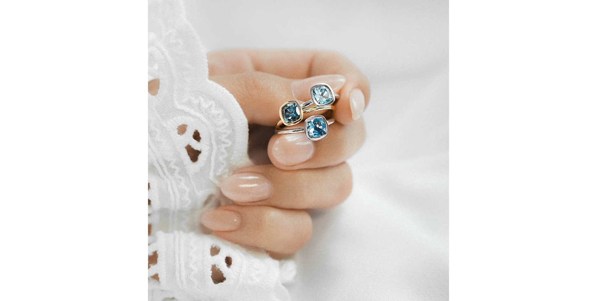 Prsteň s topásom swiss Bonbon