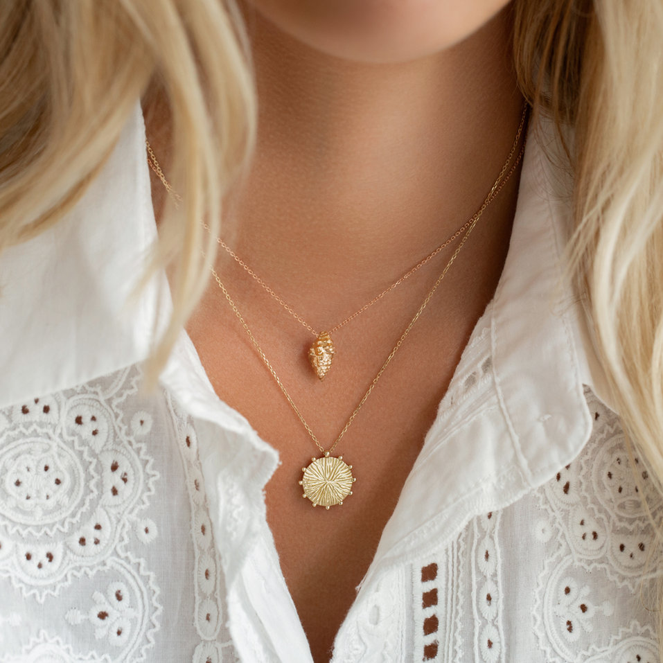 Náhrdelník Golden Seashell