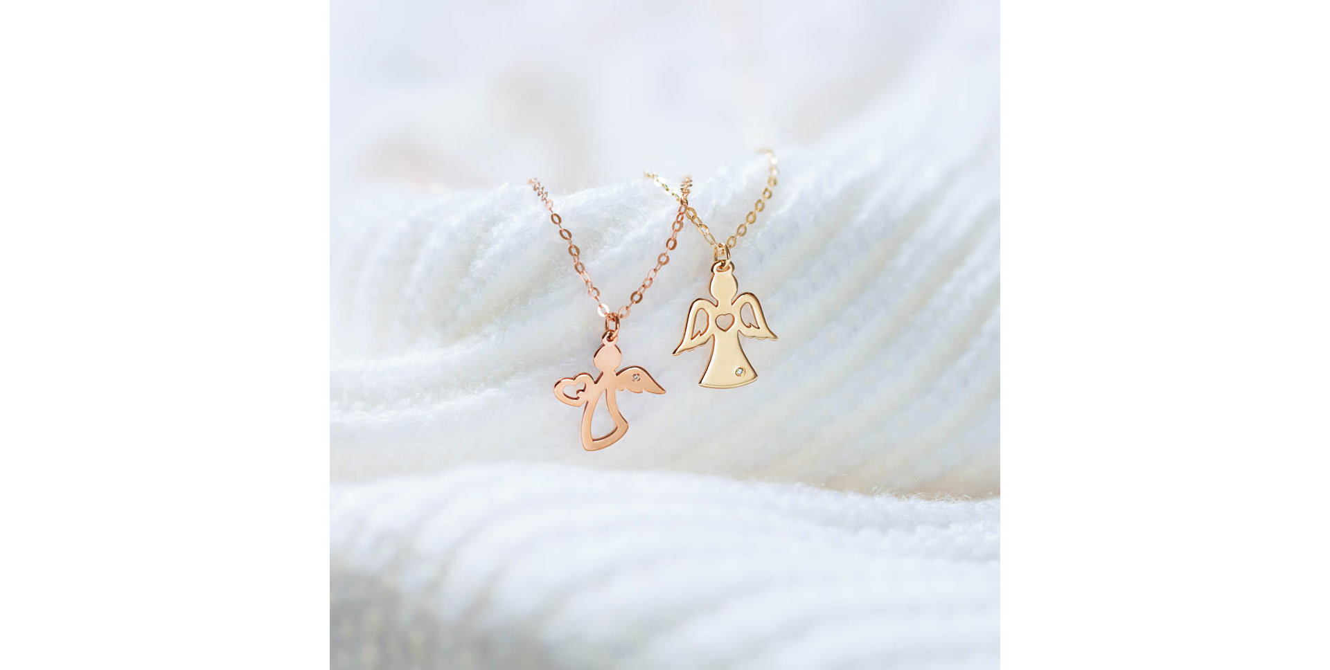 Náhrdelník s diamantom Angel of Light