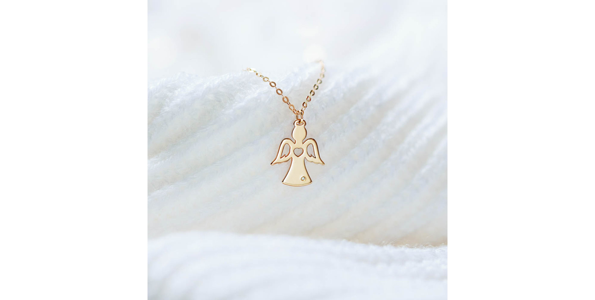 Náhrdelník s diamantom Angel of Light