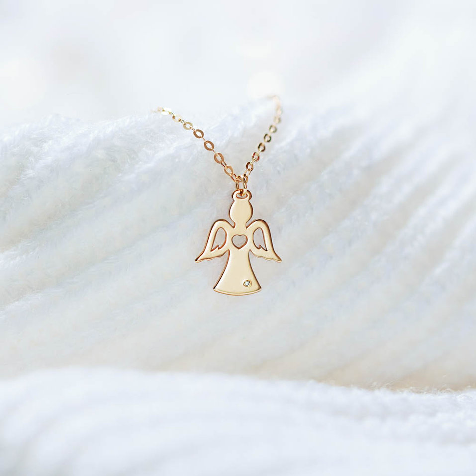 Náhrdelník s diamantom Angel of Light