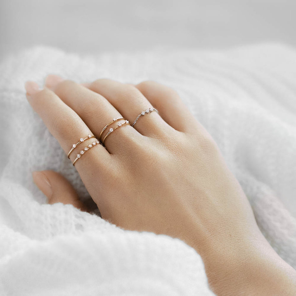 Prsteň s diamantom Tango