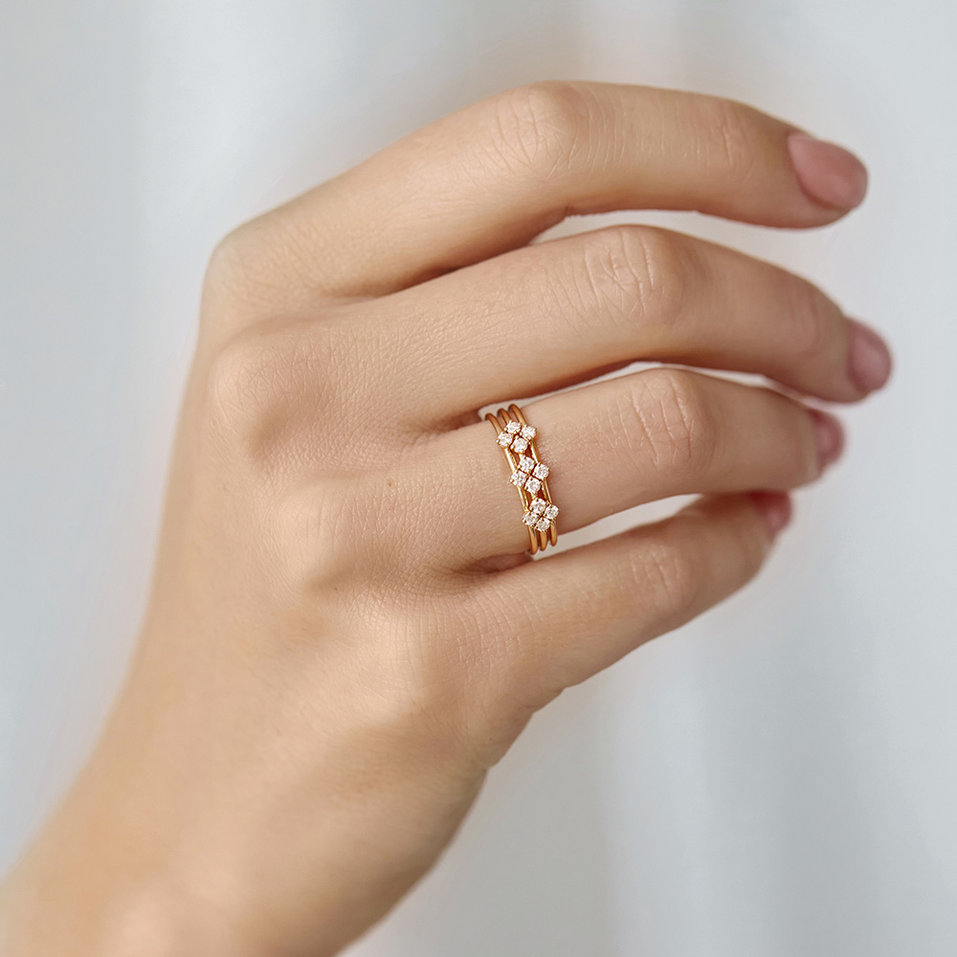 Prsteń s diamantmi Samba