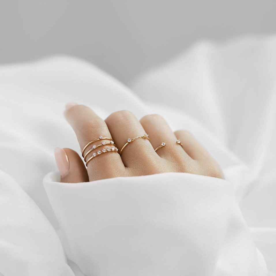 Prsteń s diamantmi Samba