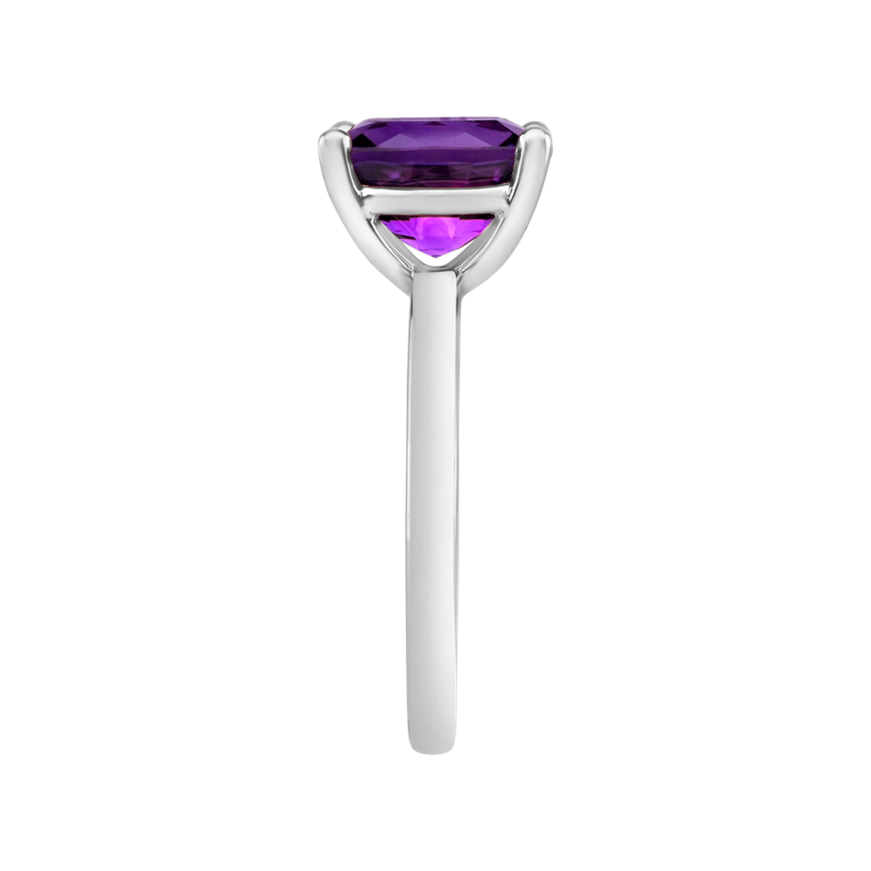 Prsteň s ametystom brazil Bonbon