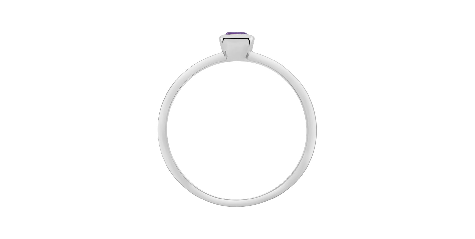 Prsteň s ametystom brazil Bonbon