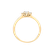 Prsteň s diamantmi Glowing Starlet4