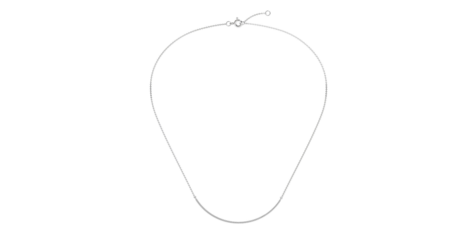 Náhrdelník s diamantmi Shiny Line