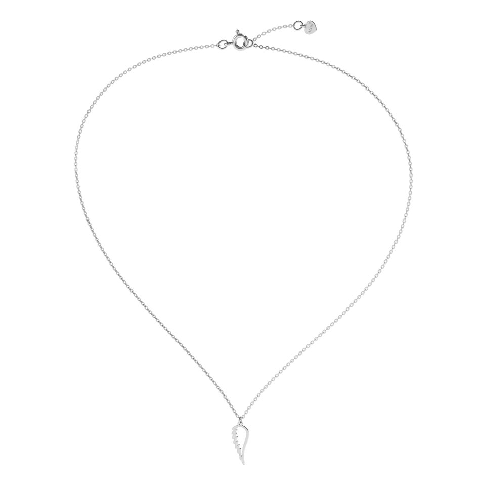 Náhrdelník s diamantom Angel Wing