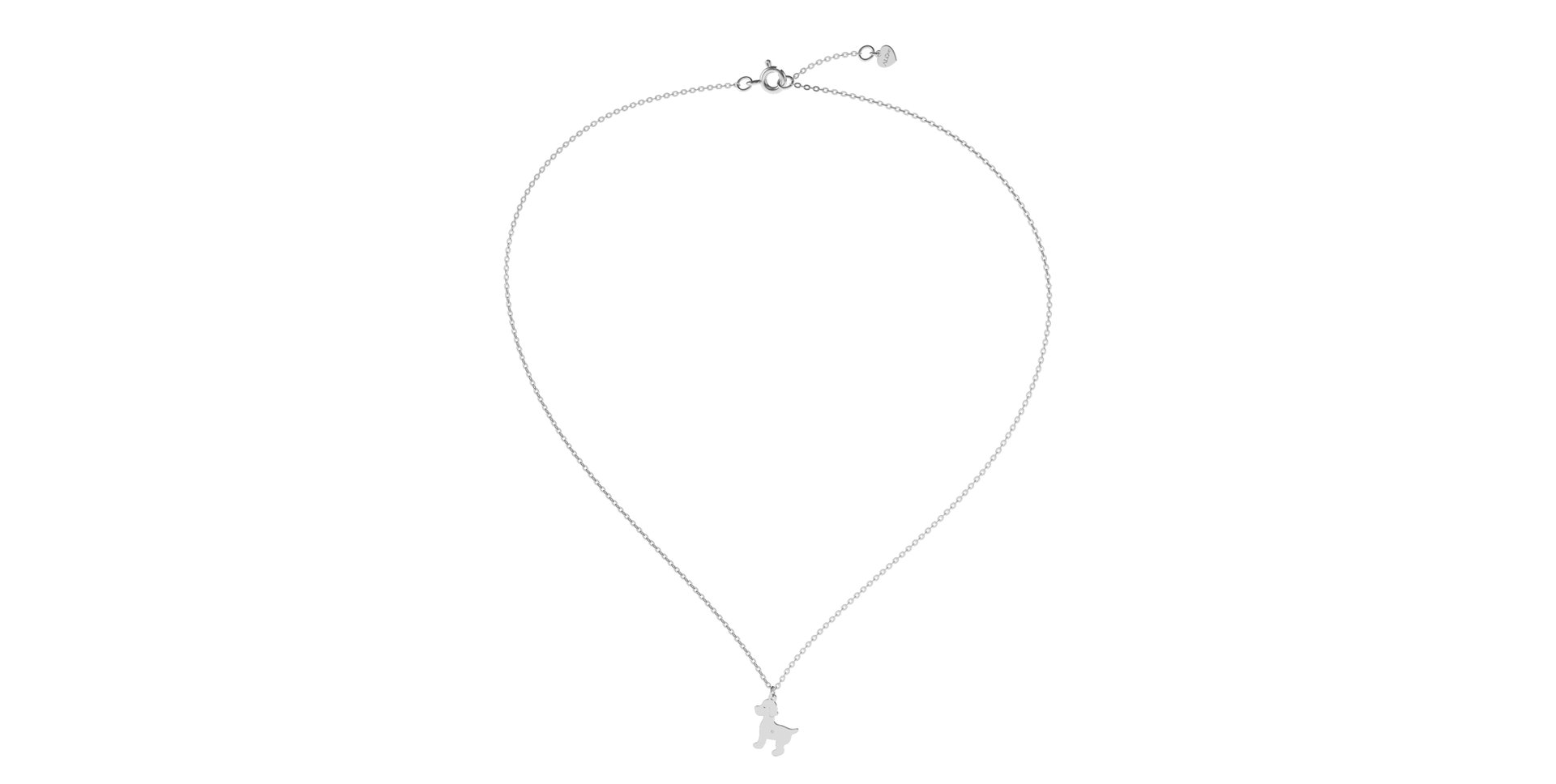 Náhrdelník s diamantom Puppy
