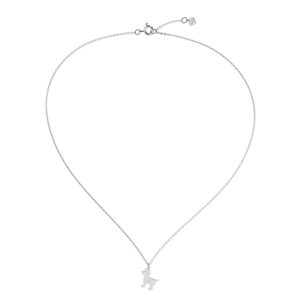 Náhrdelník s diamantom Puppy