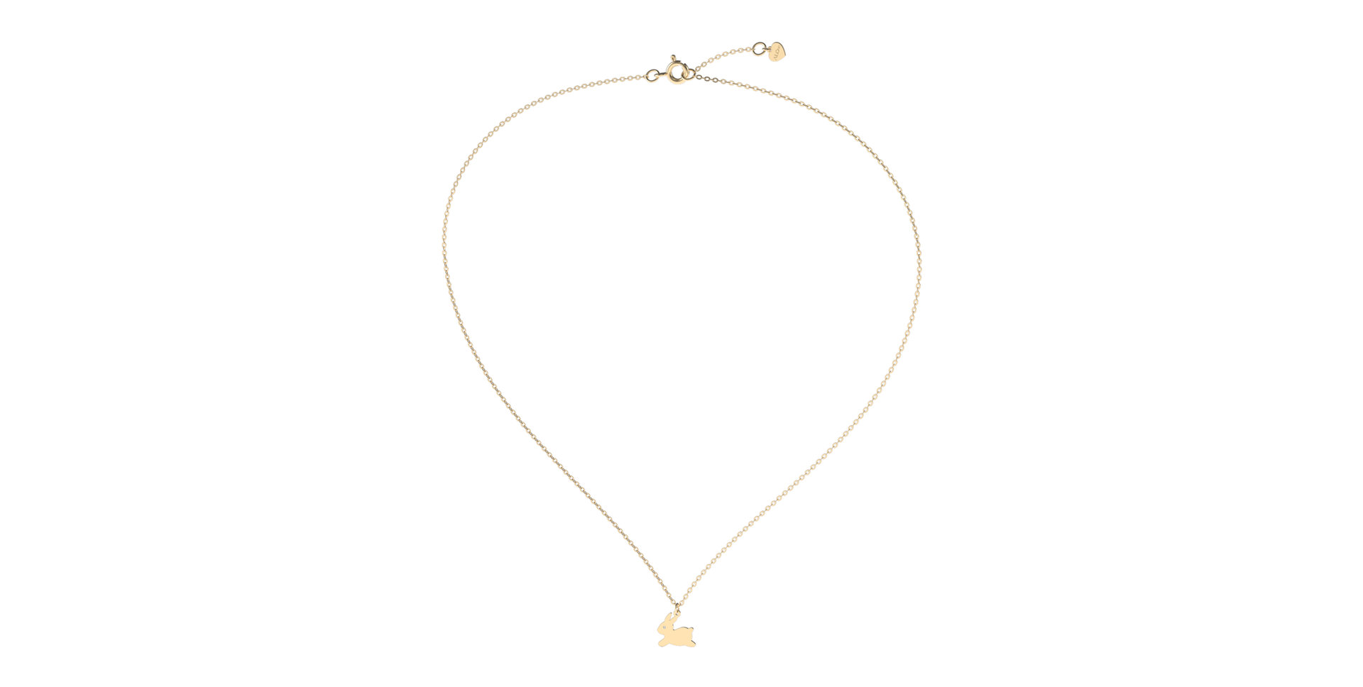 Náhrdelník s diamantom Bunny