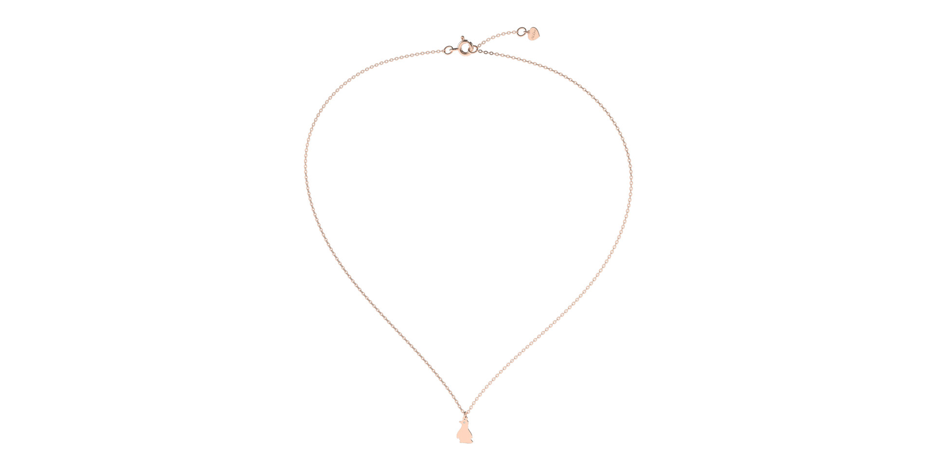 Náhrdelník s diamantom Little Penguin