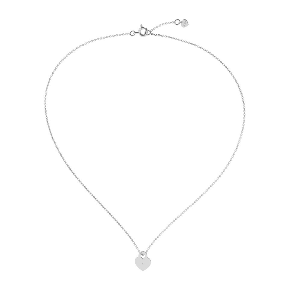 Náhrdelník s diamantom Love Lock