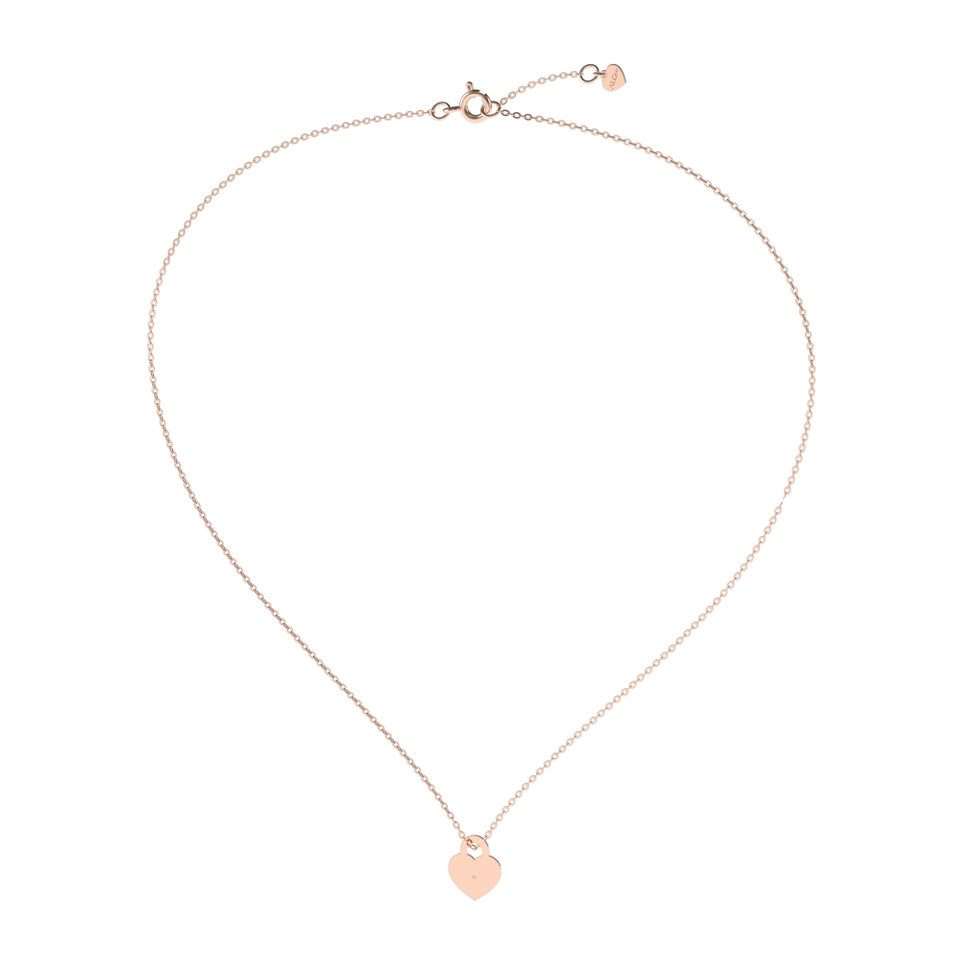 Náhrdelník s diamantom Love Lock