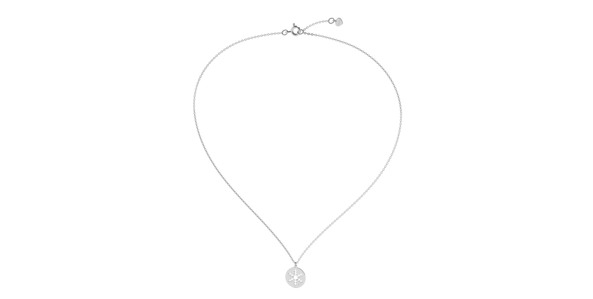 Náhrdelník s diamantom Diamond Snowflake