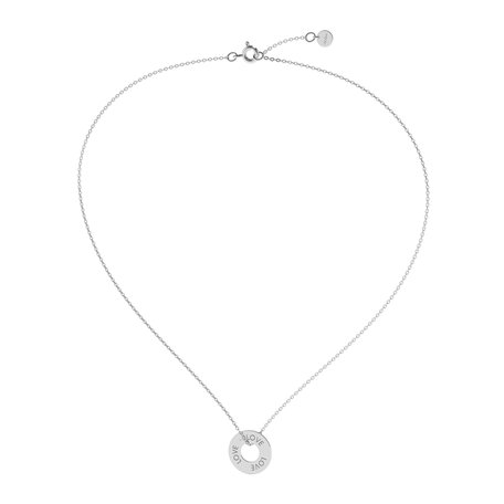 Náhrdelník s diamantom Love Circle