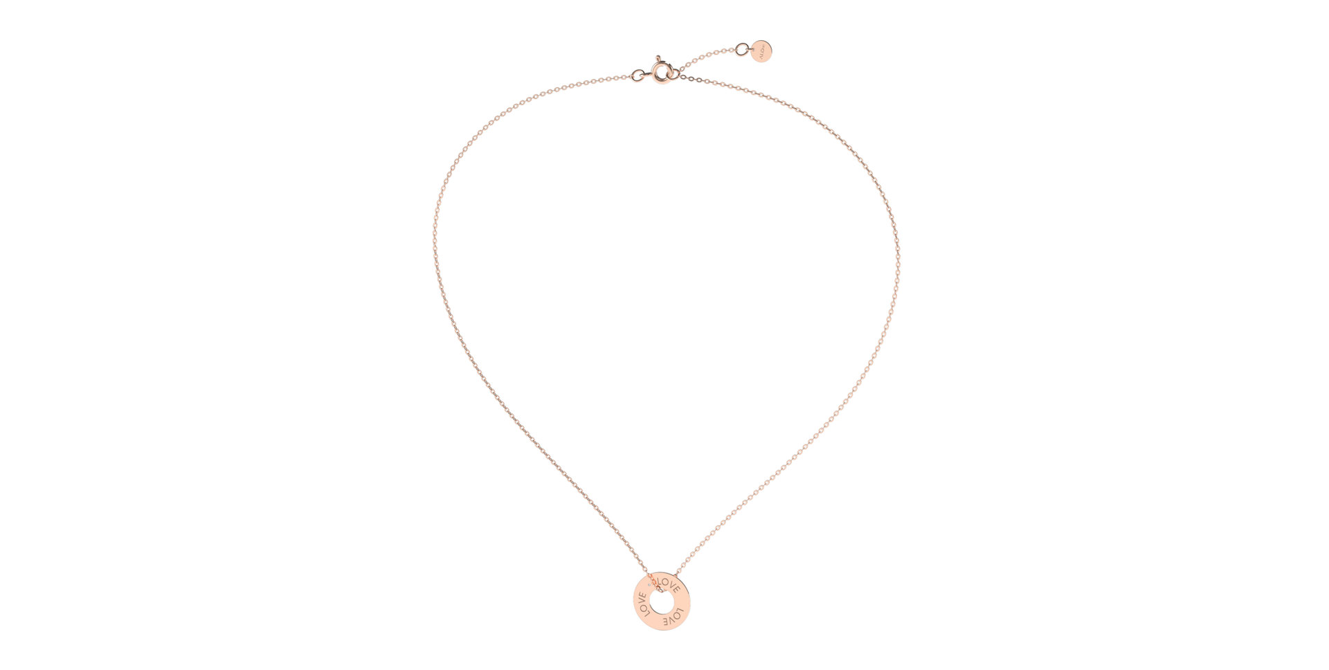 Náhrdelník s diamantom Love Circle