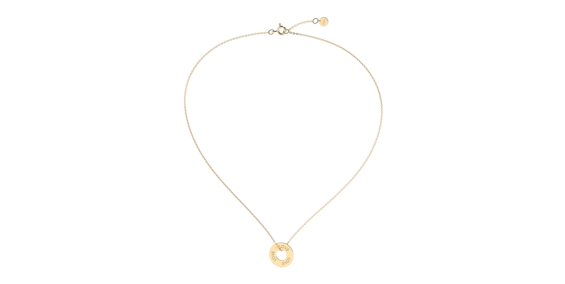 Náhrdelník s diamantom Love Circle