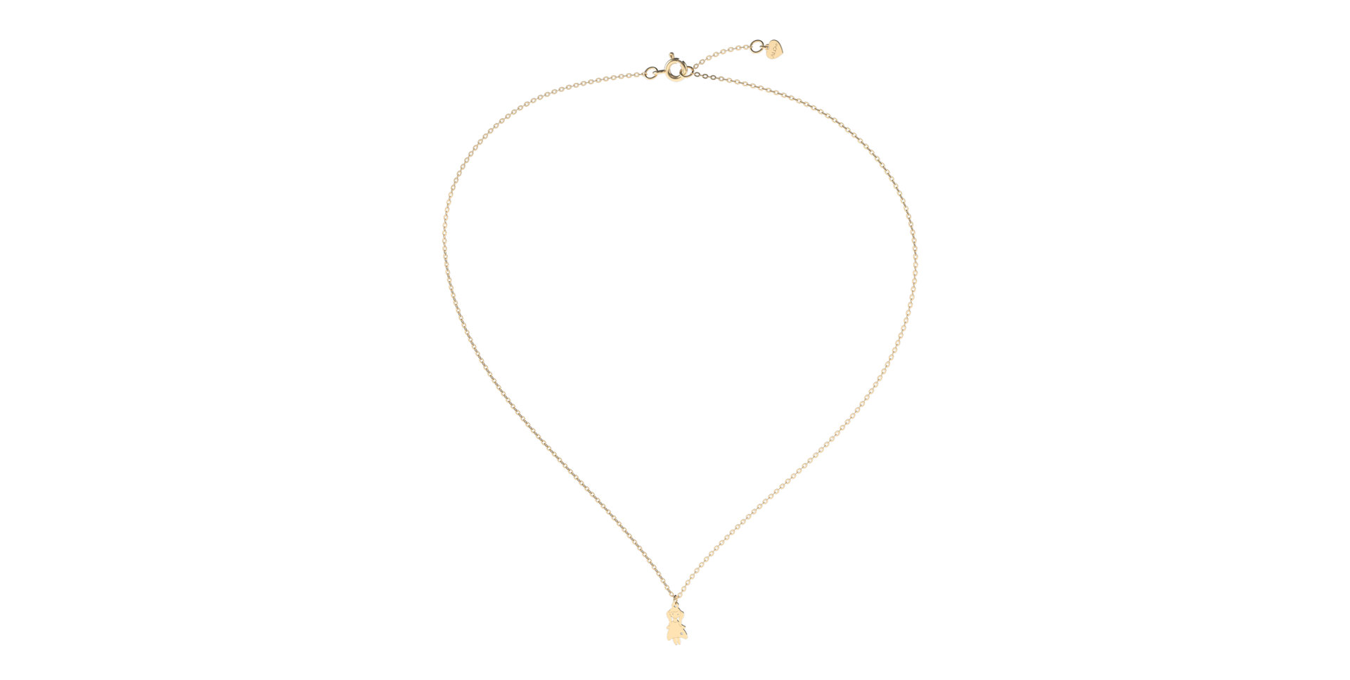 Náhrdelník s diamantom Little Girl