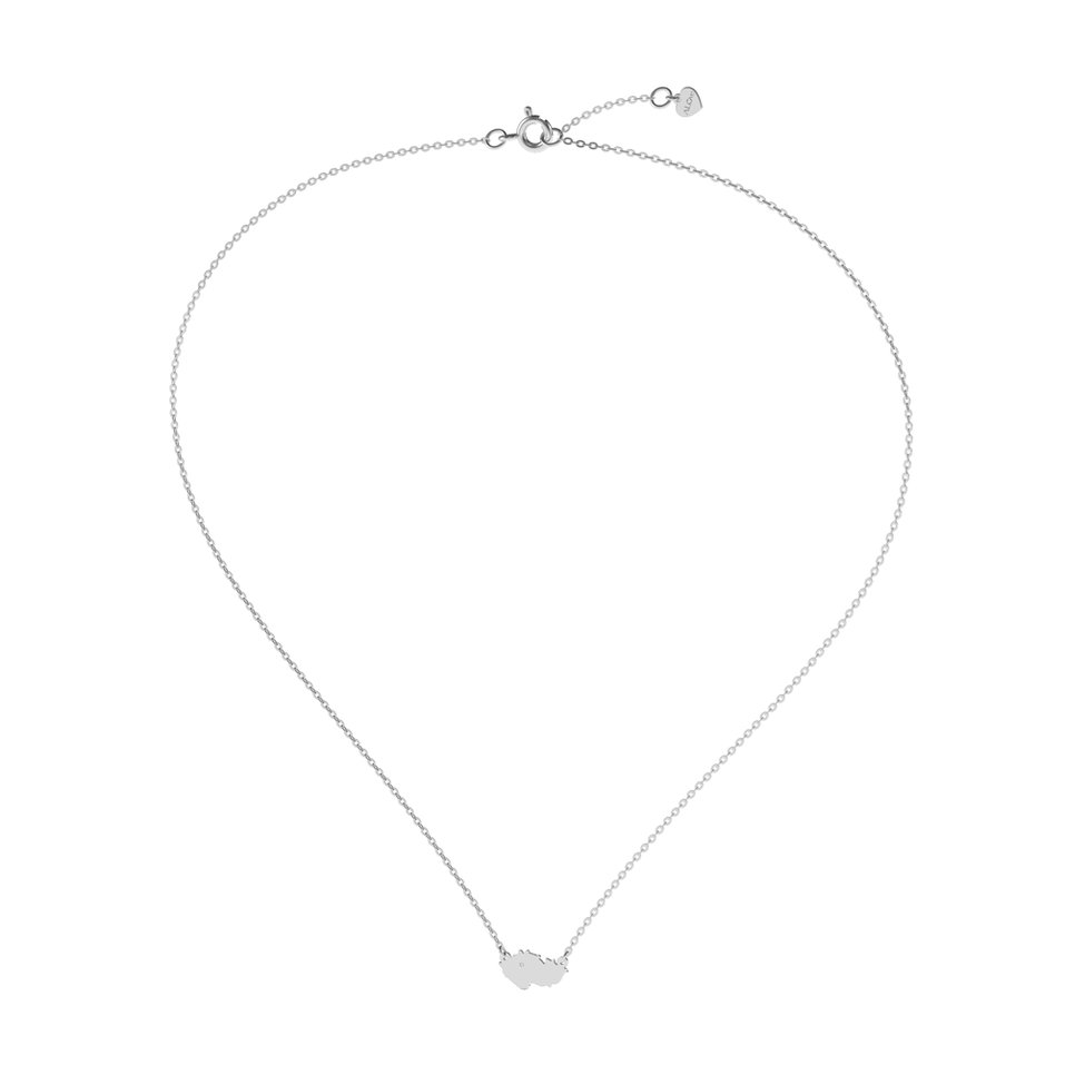 Náhrdelník s diamantom My Home