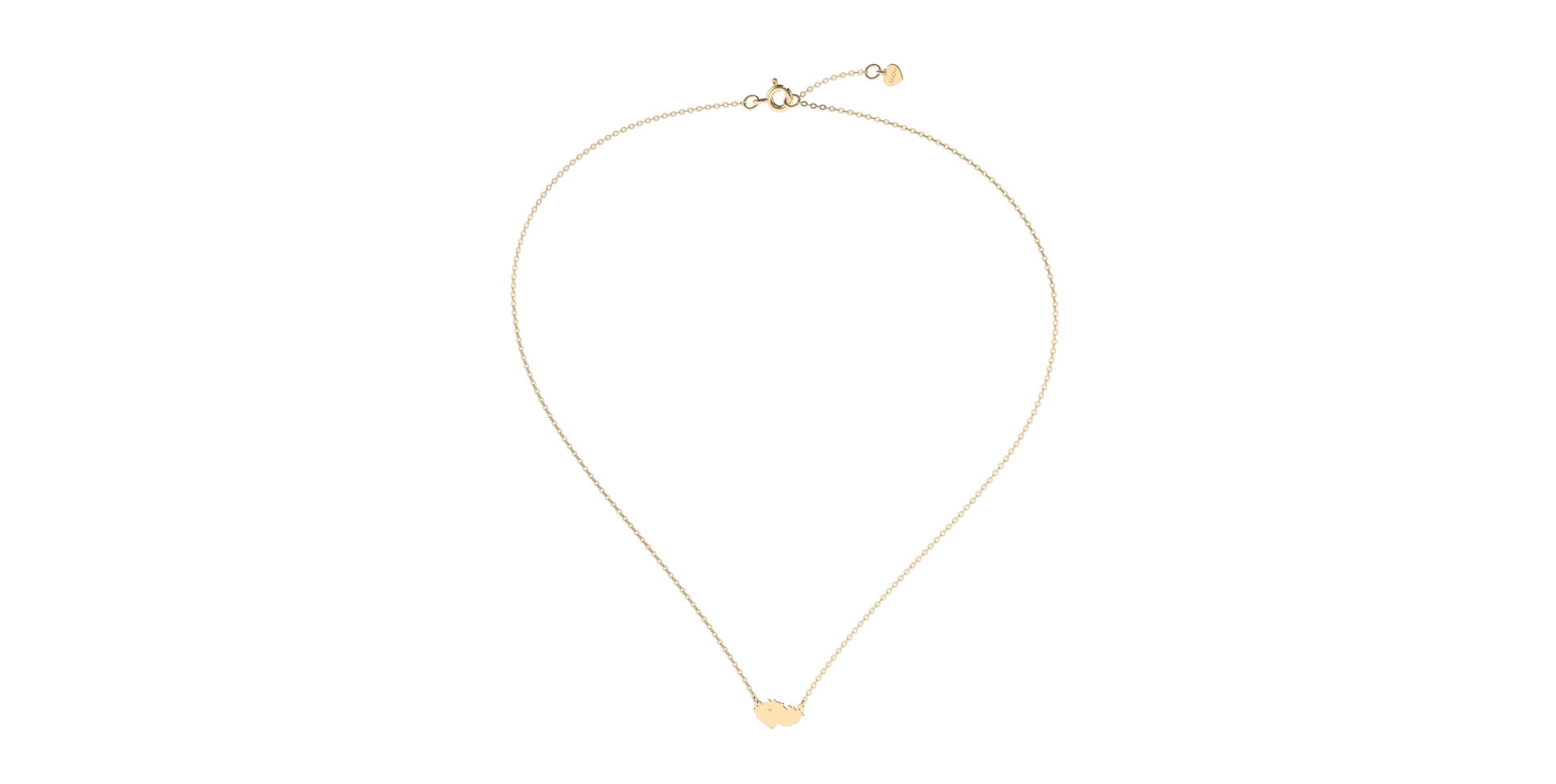 Náhrdelník s diamantom My Home