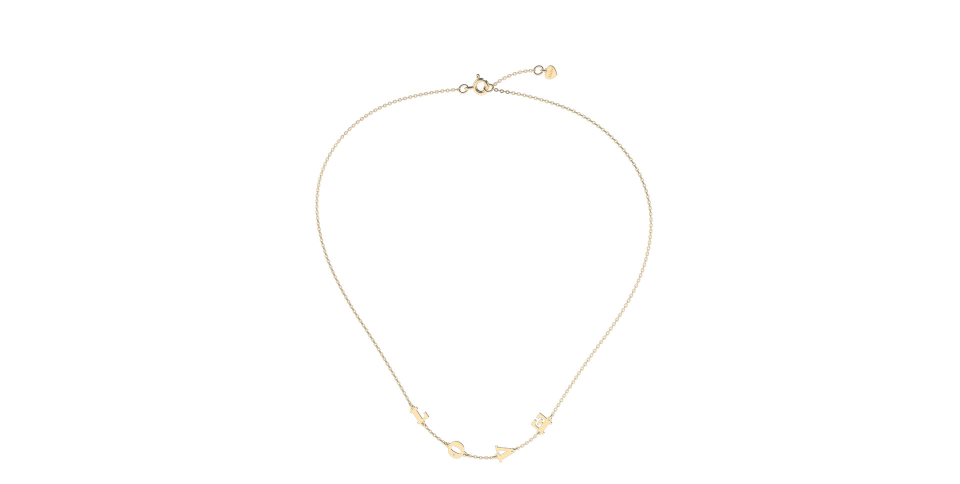 Náhrdelník s diamantom Love Letters