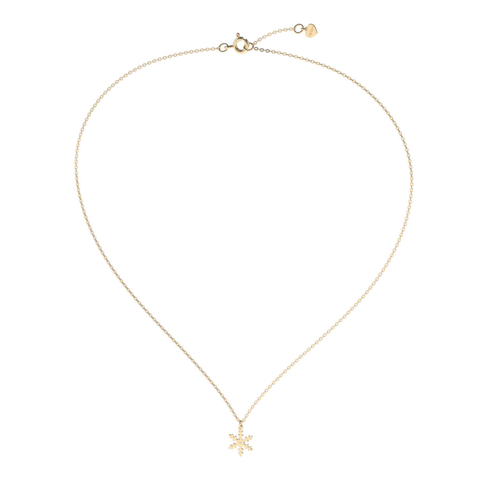 Náhrdelník s diamantom Little Snowflake